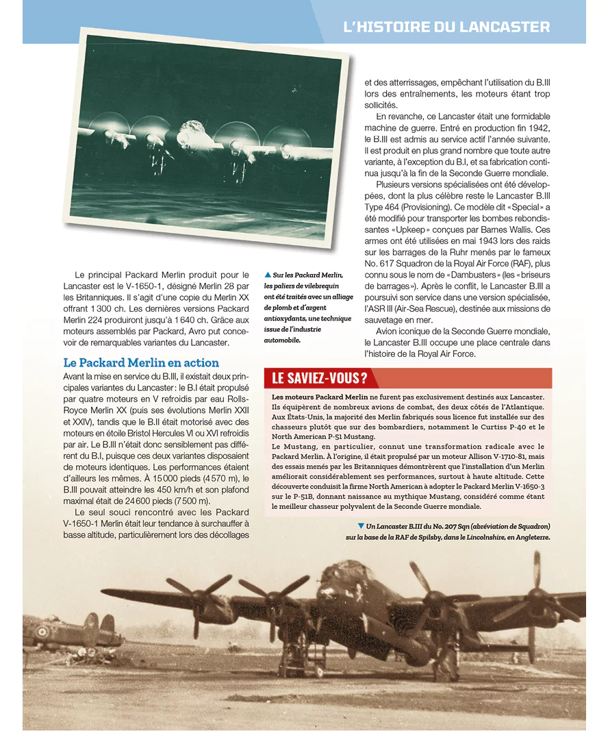 Le Bombardier Avro Lancaster B Mk III