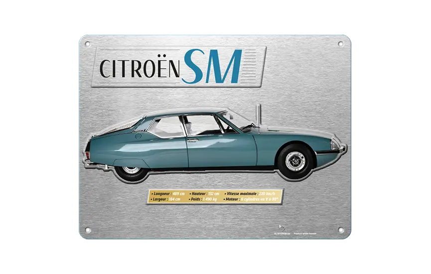 La plaque métal