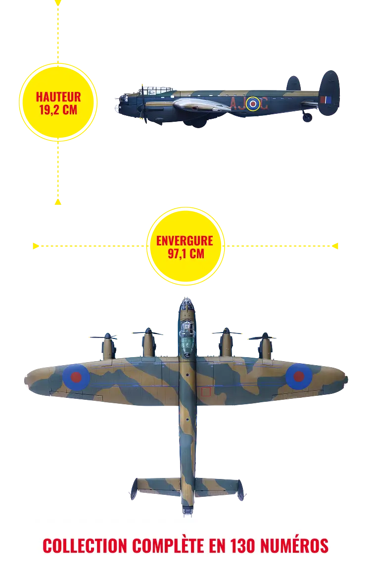 Le légendaire Lancaster, bombardier anglais de la Seconde Guerre mondiale