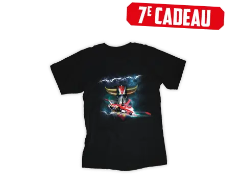 Le tshirt noir à l'effigie de Goldorak