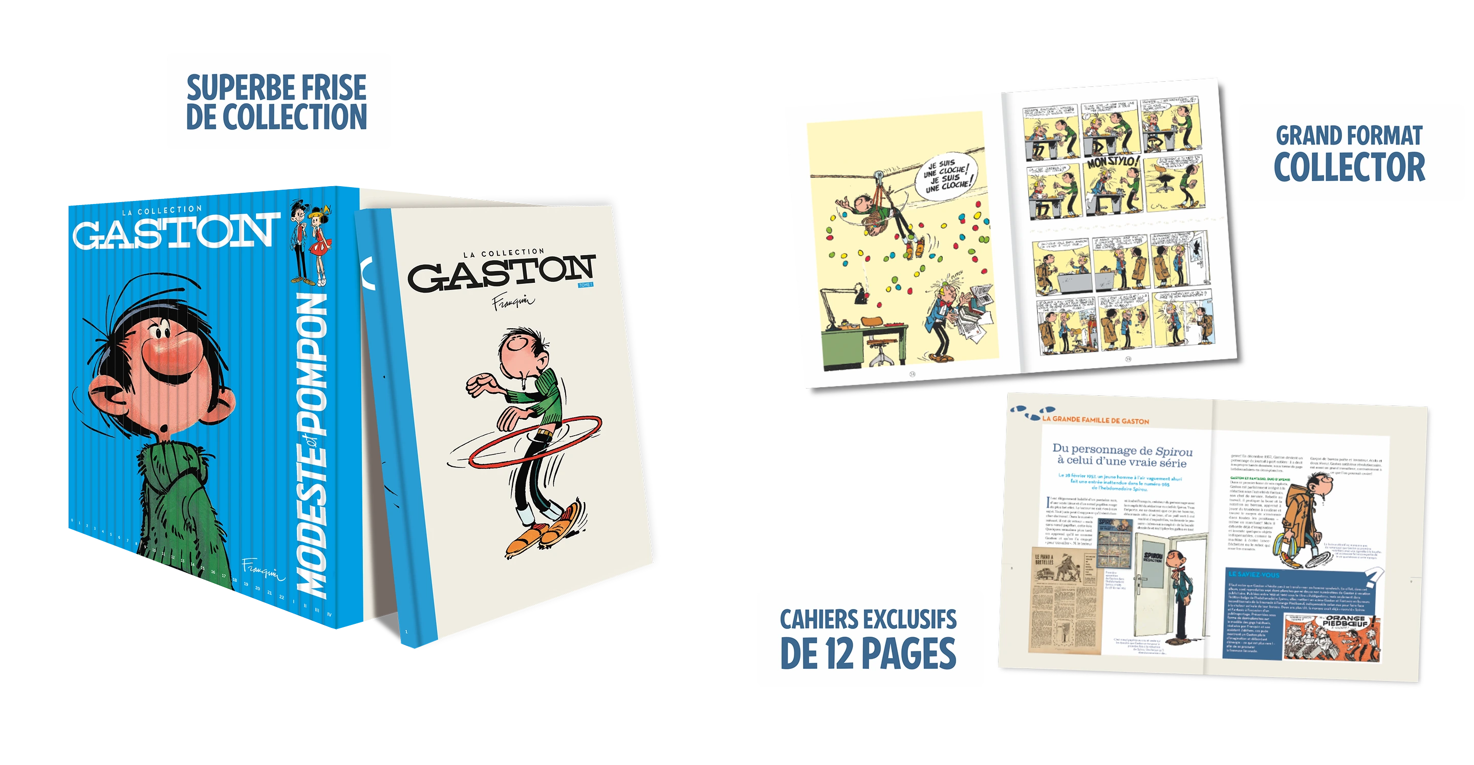 La frise de collection Gaston Lagaffe