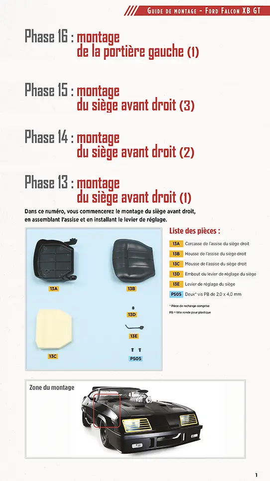 Les instructions disponibles en ligne